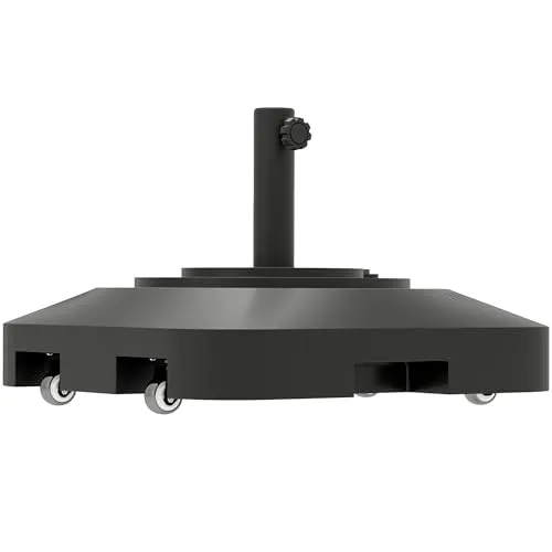 Outsunny Sonnenschirmständer mit Rollen von Outsunny