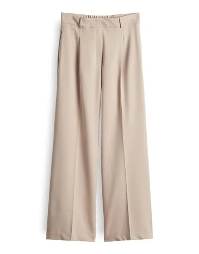 someday Damen Wide Leg Pants | Catsby Soft Wide Leg Pants aus weichem Viskose Mix - Wanderhosen mit modernem Design und hochwertiger Webware für ein angenehmes Tragegefühl. Ideal für stilvolle Outfits im Alltag.