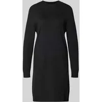 s.Oliver RED LABEL Fließendes Strickkleid aus Viskose-Mix in BLACK, Größe 48