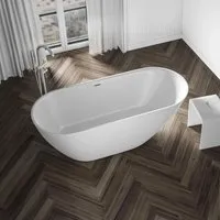 Bernstein Freistehende Badewanne ROMA 2.0 – Weiß Glänzend 180x80 cm - Genießen Sie Entspannung pur in der freistehenden Badewanne ROMA 2.0 (180x80 cm). Das elegante Design aus hochwertigem Acryl sorgt für Stil und Komfort in Ihrem Badezimmer.