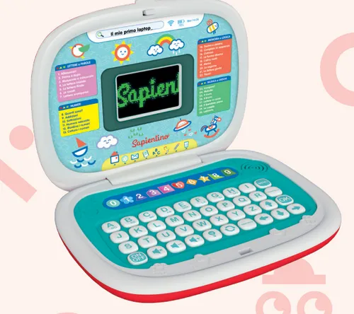 Clementoni - 17679 - Sapientino - Mein erster Laptop, Interaktiver Lerncomputer