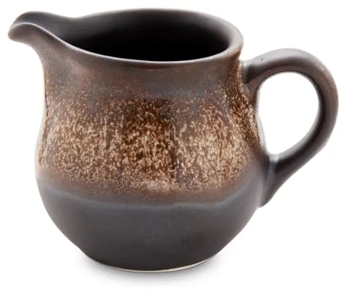Bunzlauer Keramik Sahnekännchen Milchkännchen 180 ml Ø 6,5cm H 8cm (Dekor ZACIEK)