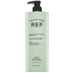 REF Weightless Volume Shampoo 1000 ml - Shampoo für feines Haar, verleiht langanhaltendes Volumen und natürliche Elastizität. Ideal für tägliche Anwendung, schützt vor Frizz und sorgt für gesunde Haarstruktur.