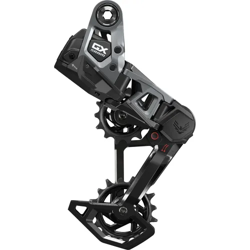 SRAM GX Eagle AXS Getriebe Schaltwerk schwarz, 52T Max - Hintere Fahrradumwerfer mit 12-Gang System, bietet präzise Schaltvorgänge und eine hohe Kapazität für 52T Kassetten – ideal für anspruchsvolle Trails.