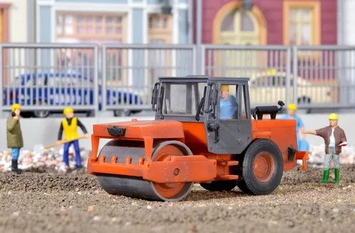 Kibri 11554 H0 Vibrationswalze HAMM, Bausatz