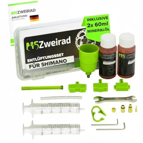 MSZweirad Entlüftungsset für alle Shimano Fahrradbremse von MSZweirad