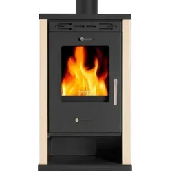 Kaminofen EKO 3 Holzofen 8,5 kW Elfenbein von Prometey