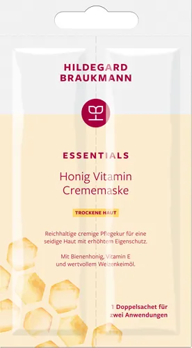 Hildegard Braukmann Essentials Honig Vitamin Crememaske   2 x 7 ml Doppelsachet