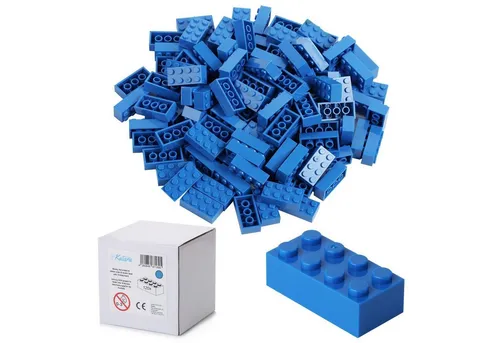 Katara 120 Steckbausteine 4x2 Noppen, Spielzeug Konstruktionsspielsteine, (Packung), 100% Kompatibel Sluban, Papimax, Q-Bricks, LEGO®