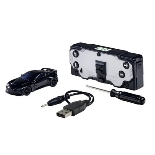 Carson 404339 1:60 Nano Racer Aston Martin V12 Vant. schwarz 500404339