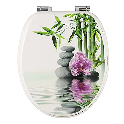 WOLTU Premium WC-Sitz mit Absenkautomatik - Ergonomischer Toilettensitz in O-Form, antibakteriell und bruchfest, mit Softclose und einfacher Montage für höchsten Sitzkomfort.