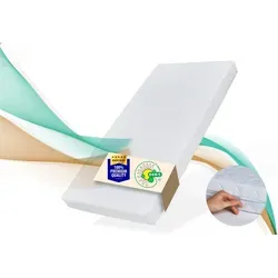 Kids Collective Kindermatratze 140x200 cm - Wendematratze mit waschbarem Bezug, ideal für Kinder und Jugendliche, mittelhart-hart, sorgt für optimalen Schlafkomfort bei Bauch-, Rücken- und Seitenschläfern.