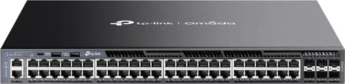 TP-Link SG6654X Omada Switch - 48-Port Gigabit L3 Managed Switch mit 6x 10GE SFP+ Slots, ideal für leistungsstarke Netzwerkinfrastrukturen im Unternehmensumfeld.