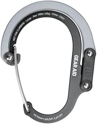 GearAid Heroclip, L, grau