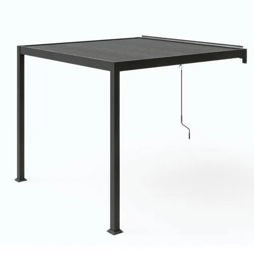 AGADIR Bioklima-Pergola 3x3 m – Dunkelgrau