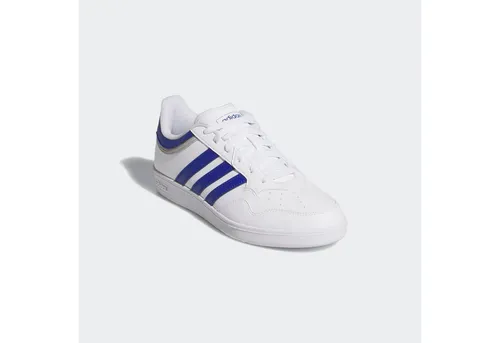 adidas Sportswear HOOPS 4.0 Sneaker weiß 46 EU - Sportliche Sneaker für Laufen, mit bequemem Gummi-Laufsohle und stylischem Design in Cloud White/Royal Blue. Fällt klein aus, bitte eine Größe größer bestellen.