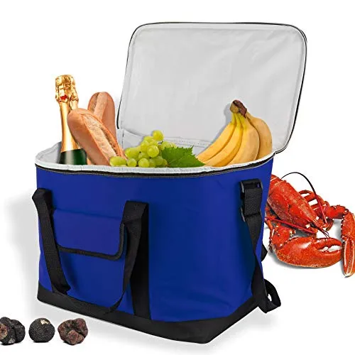 DEMA Kühltasche 32 Liter Blau - Kühltasche mit 32 Litern Volumen, ideal für Ausflüge oder Picknicks, leicht und faltbar für einfachen Transport.