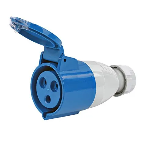CEE Kupplung | CEE 3 Polig | 240V 32A | Blau | IP44