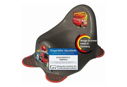 KiNDERWELT Töpfchen Töpfchen Disney Cars metallic für Babys und Kinder stabiler Babytopf