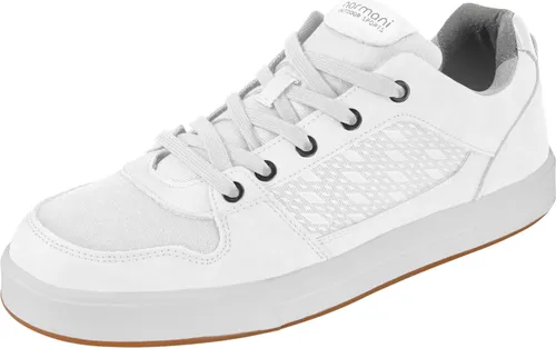 normani Sneaker Milwaukee Unisex Halbsneaker in Grün/Weiß - Größe 45 EU - Stylische Low-Top Sommerschuhe für jeden Anlass. Leicht und bequem, ideal für warme Tage. Perfekt für einen lässigen Look.