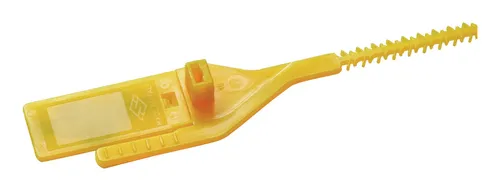 SapiSelco Sicherungsplombe fortlaufend nummeriert in gelb von SapiSelco