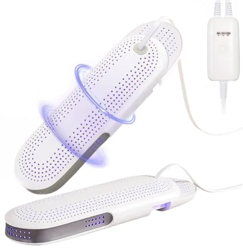 massway Schuhtrockner Elektrisch, Stiefeltrockner, Schuh-und Stiefelwärmer mit Auto Ausschalten Timer, Schuhtrockner Antibakterielle für Schuhe Ski-Stiefel, Winter & Regengebrauch