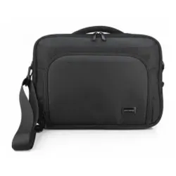 4smarts Laptop-Tasche Target Eco Clamshell 13–14” schwarz - Stylische und praktische Aktentasche aus strapazierfähigem Polyester, ideal für den sicheren Transport Ihres Laptops. Perfekt für den Alltag und unterwegs.