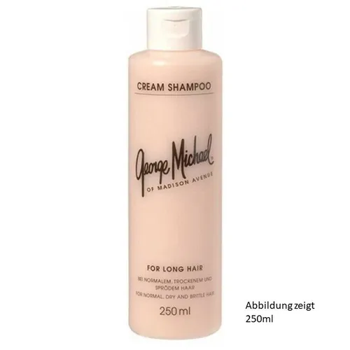 George Michael Cream Shampoo 1000 ml - Pflege für normales bis trockenes Haar - Shampoo für normales bis trockenes/sprödes Haar, spendet Feuchtigkeit und sorgt für geschmeidige, glänzende Haare.