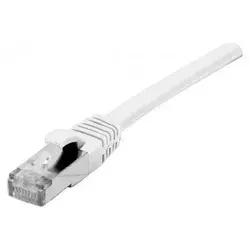 Patchkabel Cat. 6, F/UTP, halogenfrei, mit Rastnasenschutz, weiß, 0,3 m