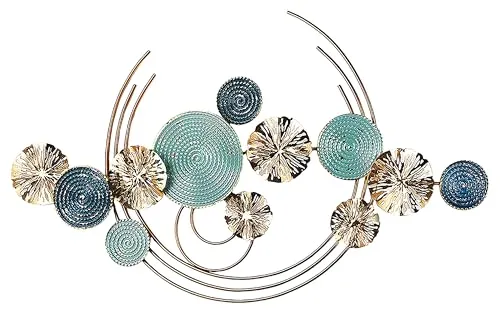 Kobolo Wandbild Wanddeko Metallbild in gold von Kobolo