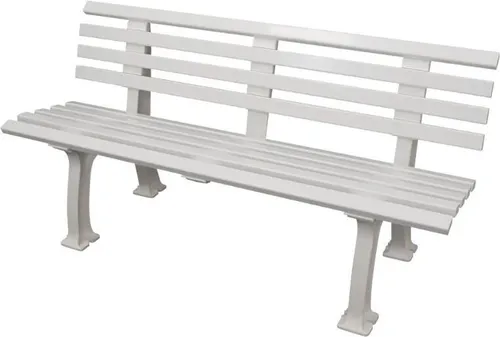 PROREGAL Gartenbank Antigua | 3-Sitzer in Weiß in weiß von Proregal