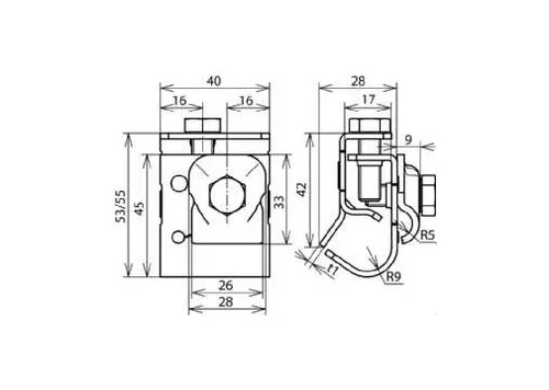 Dehn & Söhne 339061 Dachrinnenklemme Al fuer Wuls