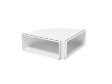 M2CKCF04 Rohrbogen horizontal 90° (220x90mm) von AEG