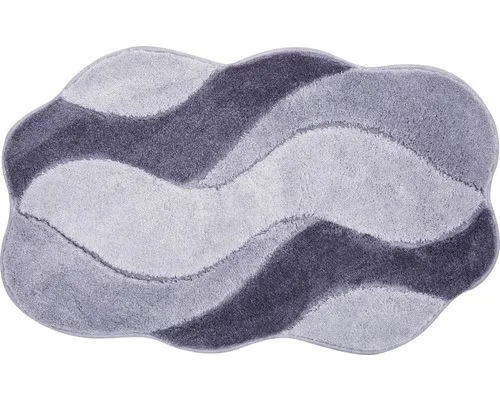Grund Badteppich CARMEN 80x140 cm, grau - Badematte aus 100% Polyacryl, ultra soft und rutschfest, mit 5 Jahren Garantie und ÖKO-TEX-Zertifizierung für höchste Qualität und Sicherheit in Ihrem Bad.