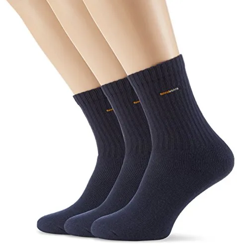 Camano Herren 5943 Sportsocken, Blau (Navy 4), (Herstellergröße: 43/46) (3er Pack)