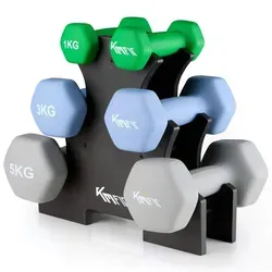 Hanteln Blau von KM KM Fit