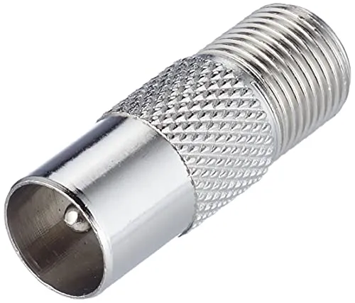 Vivanco SAT Adapter, F-Kupplung, Koaxstecker