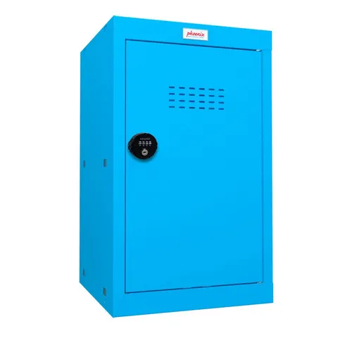 Phoenix CL0644BBC Würfel-Schließfach - 87L in Blau - Kompakter Cube Locker mit 87L Stauraum. Ideal für Büros, sorgt für Ordnung und Sicherheit. Robuste Bauweise und modernes Design.