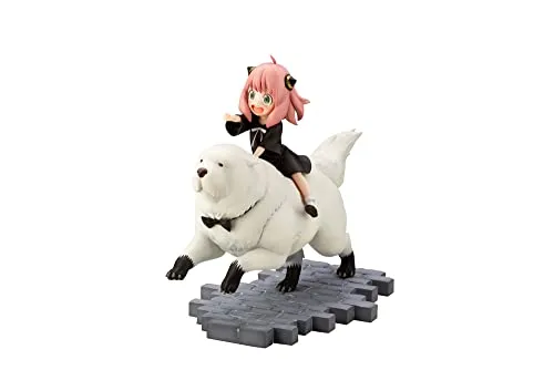 Kotobukiya SPY X Family Anya Forger & Bond Forger 1/7 Scale Figur - Actionfiguren für Kinder, detailgetreue Nachbildung der beliebten Charaktere Anya und Bond, perfekt für Fans und Sammler.