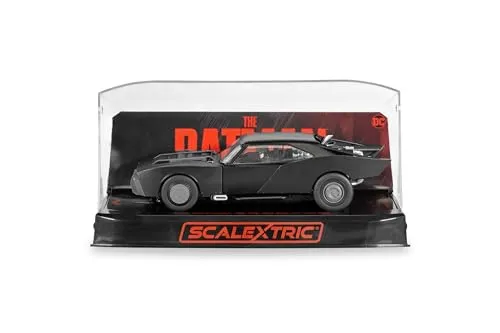 Scalextric Hornby Hobbies LTD C4442 Batmobil – The Batman 2022 Slot-Cars Street and Rally Film and TV, Schwarz, Maßstab 1:32