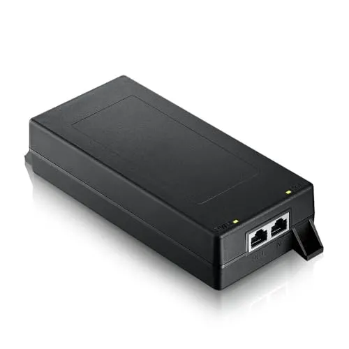 Zyxel Single Port Powerinjector 1-10G PoE++ - Netzwerk-Switches mit einfachem Plug and Play, ideal für WLAN-APs, IP-Kameras und IP-Telefone bis 6+W, unterstützt IEEE 802.3af/at/bt.