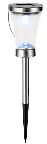 Spetebo LED Solar Laterne 3in1-2er Set - verwendbar als Laterne, Tischlampe und Gehweglampe