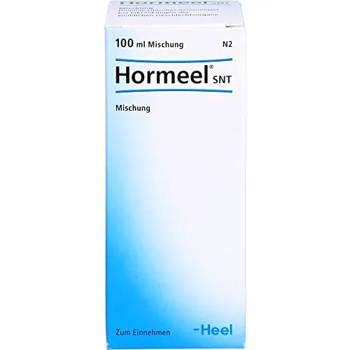 Hormeel SNT 100 ML - Homöopathisches Arzneimittel - Arzneimittel zur Unterstützung bei Störungen im weiblichen Zyklus, enthält wertvolle homöopathische Inhaltsstoffe und ist alkoholfrei.