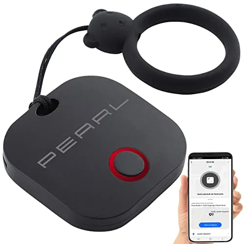 Produktbild PEARL Keyfinder 4in1: Bluetooth Schlüsselfinder mit GPS & App