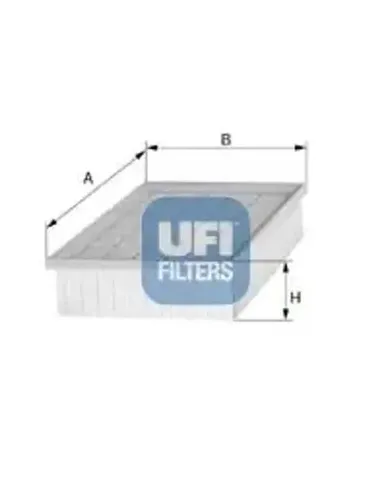Luftfilter Filtereinsatz 30.287.00 UFI für HYUNDAI MAZDA FORD