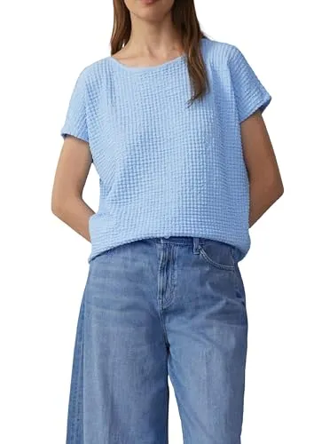 s.Oliver Relaxed-Fit-Shirt in Struktur-Optik