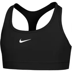 Nike Dri-Fit Swoosh Sport-BH für Mädchen – Schwarz, Größe L von Nike