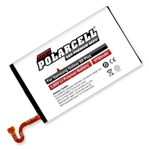 PolarCell Akku für EB-BG965ABE - Samsung Galaxy S9 Plus 3700mAh Batterie Handy