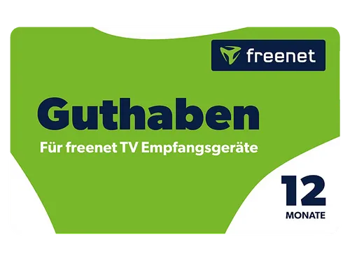 freenet TV 12 Monate Guthabenkarte