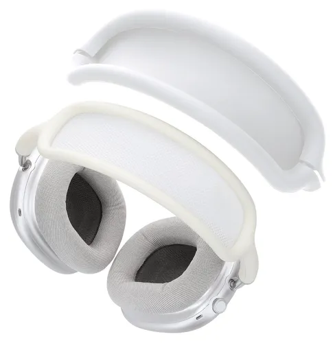 kwmobile Kopfband Abdeckung für Apple AirPods Max / AirPods Max 2 Case - Headband Hülle - Kopfhörer Schutz - Zubehör Weiß